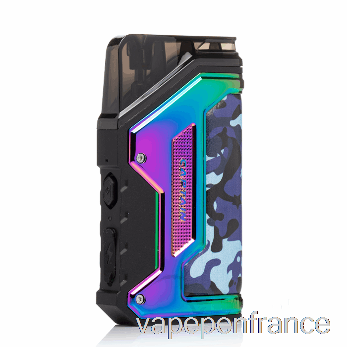 Ijoy Capitaine Airgo 15w Pod Système Bleu Camo Vape Stylo